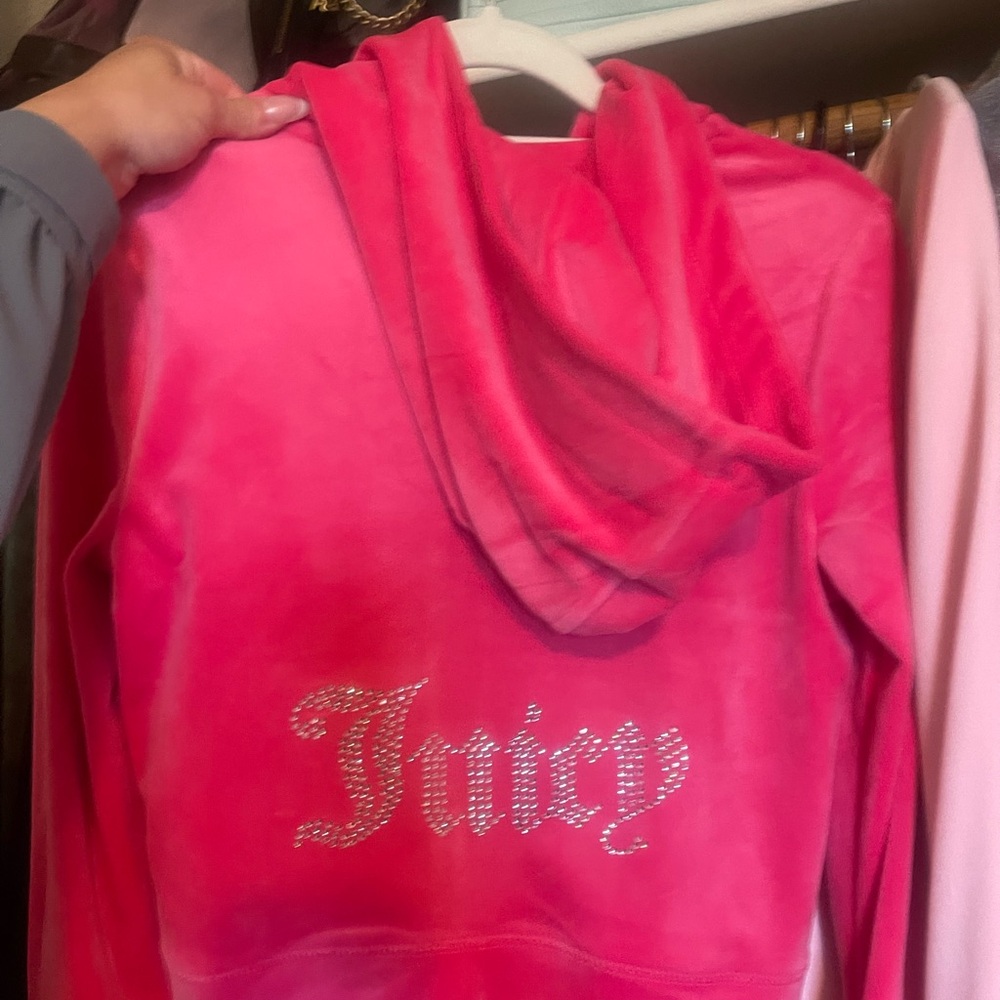Juicy Couture Hot Pink Velour Tracksuit Set